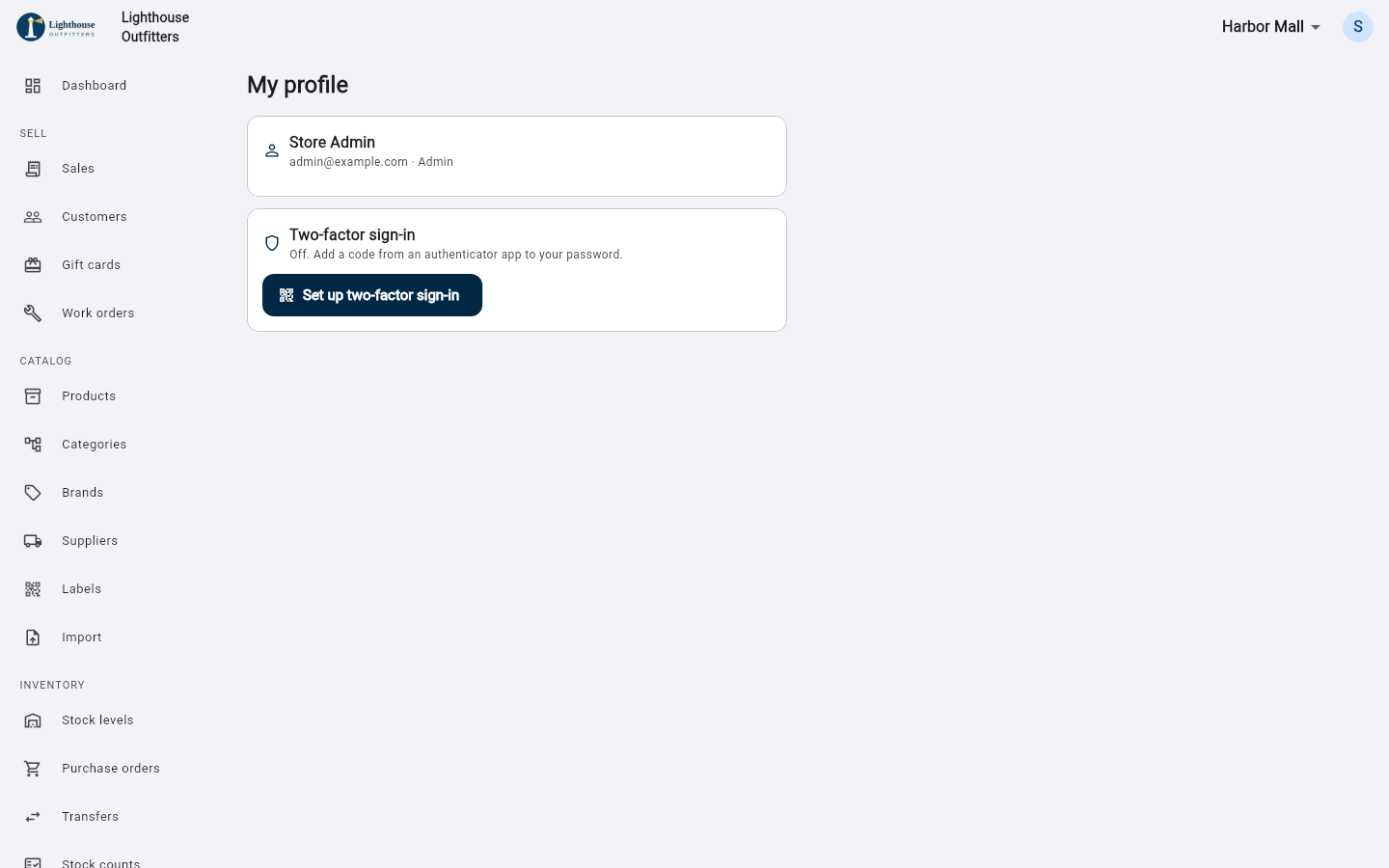 My profile