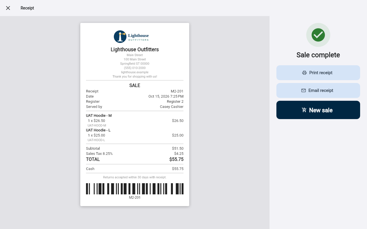 Receipt